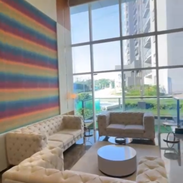 Living Room in 4 BHK Apartment at T And T Eutopia Phase 1, Siddharth Vihar – for Sale
