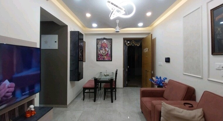 Living Room, tata-serein 2 Bedroom 900 Sq.Ft. Apartment In Pokhran Road No Two Thane 8452957