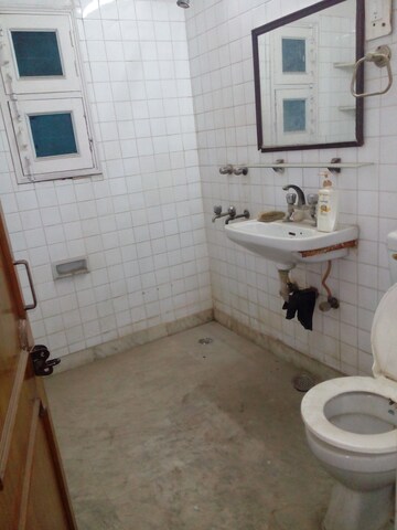 Attached Bathroom in 3 BHK Apartment at RWA Jasola Sector 7, Jasola – for Sale