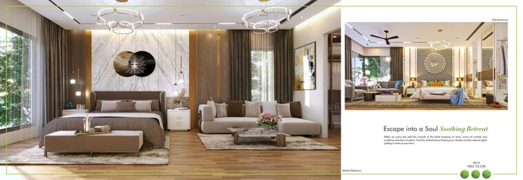 Master Bedroom, radhey-raaga 5 Bedroom 6500 Sq.Ft. Villa In Kollur Hyderabad 8453198