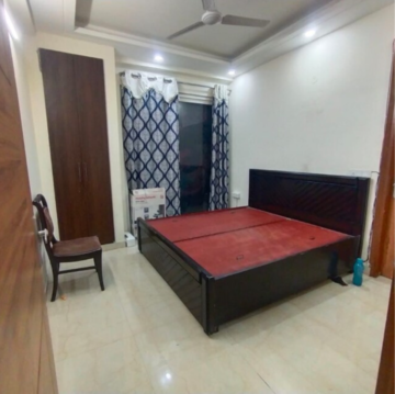 Bedroom in 2 BHK Builder Floor at Khirki Extension – for Rent