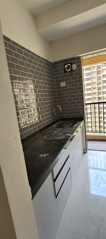 Kitchen in 1 BHK Apartment at Raunak City, Kalyan West – for Rent