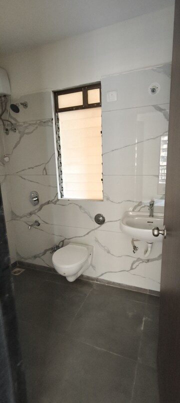 Bathroom in 1 BHK Apartment at Raunak City, Kalyan West – for Rent