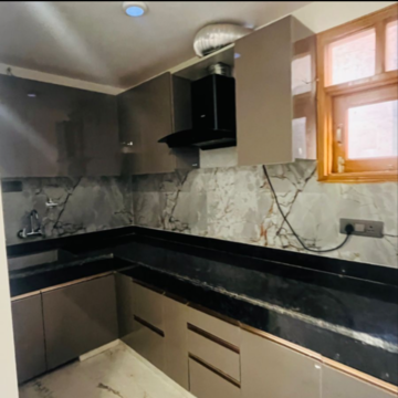 Kitchen in 2 BHK Builder Floor at Khirki Extension – for Rent