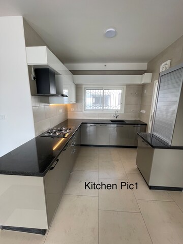 Kitchen in 4 BHK Apartment at Sobha Windsor, Whitefield – for Rent