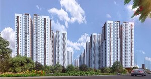 Living Room in 3 BHK Apartment at Aparna Zenon, Puppalaguda – for Sale