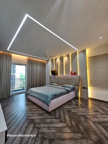 Bedroom in 3 BHK Apartment at Rajapushpa Provincia, Narsingi – for Rent