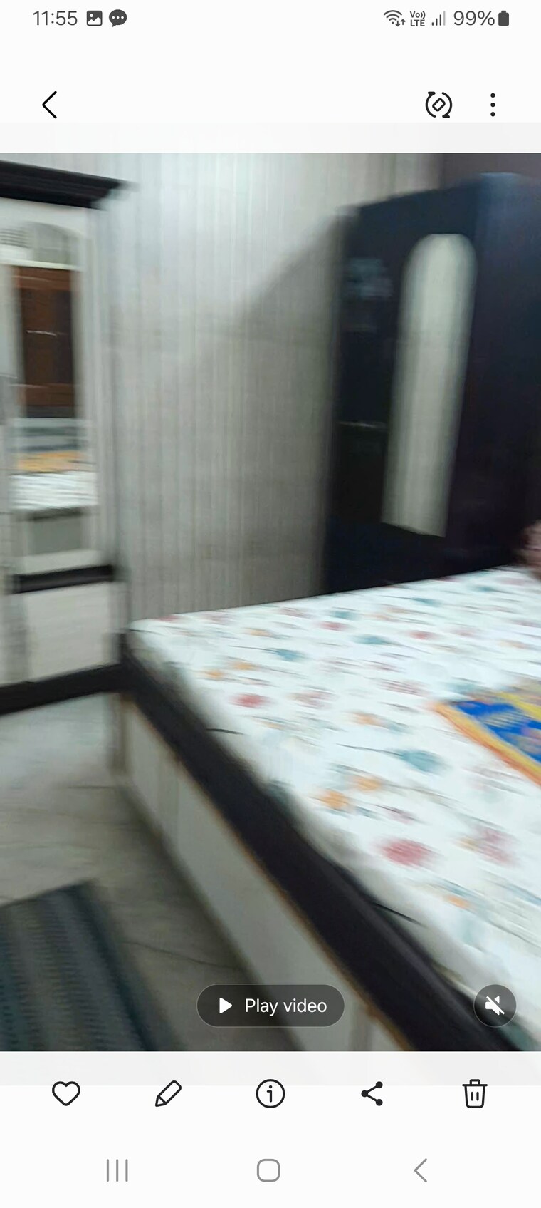 Bedroom, guru angad nagar 2.5 Bedroom 540 Sq.Ft. Builder Floor In Guru Angad Nagar Delhi 8453774