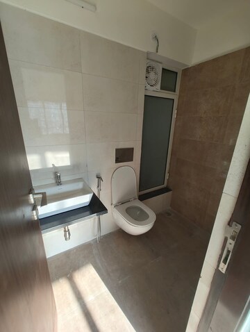 Bathroom in 1 BHK Apartment at Omkar Signet, Malad East – for Rent