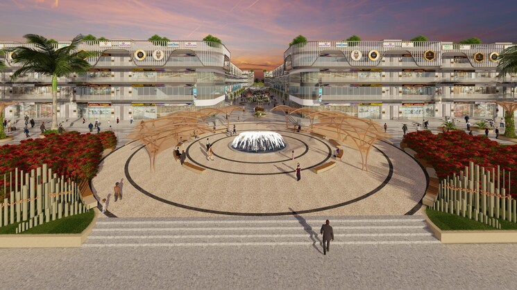 Exterior View, auric-universal-square Commercial Shop 180 Sq.Yd. In Sector 79 Faridabad 8453789