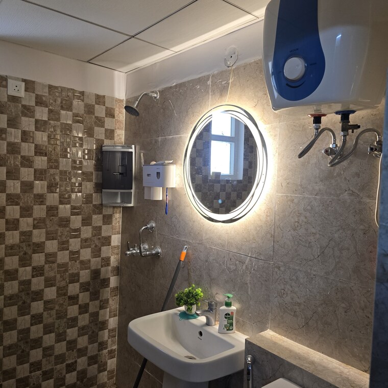 Bathroom, aba-cherry-county 2 Bedroom 891 Sq.Ft. Apartment In Tech Zone Greater Noida Greater Noida 8453792