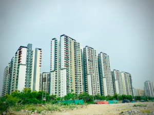 Living Room in 2 BHK Apartment at ABA Cherry County, Tech Zone Greater Noida – for Sale