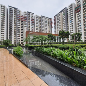 Living Room in 2 BHK Apartment at ABA Cherry County, Tech Zone Greater Noida – for Sale