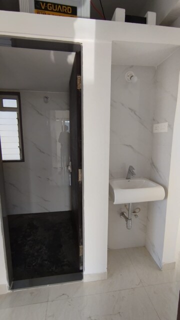 Bathroom in 2 BHK Apartment at Triveni Crown, Kalyan West – for Rent