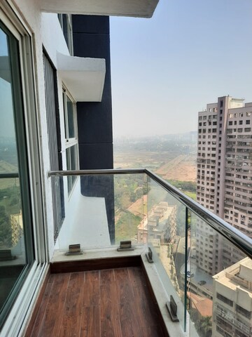 Balcony in 3 BHK Apartment at Ajmera Aeon, Wadala East – for Rent