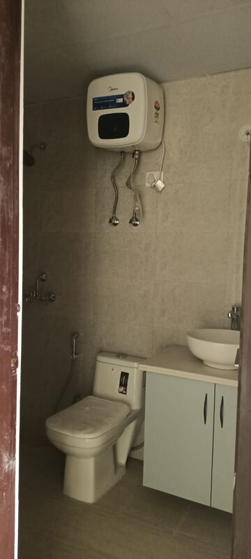 Bathroom in 2 BHK Apartment at Saya Gold Avenue, Vaibhav Khand – for Rent