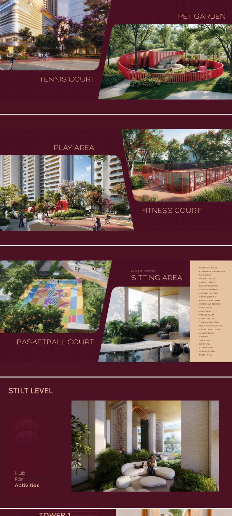 Master Plan, raghava-cinq 4 Bedroom 3584 Sq.Ft. Apartment In Financial District Hyderabad 8453917