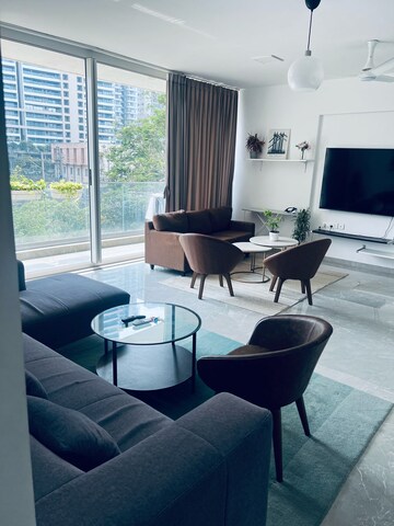 Building Lobby in 3 BHK Apartment at Adani Group Western Heights, Andheri West – for Rent