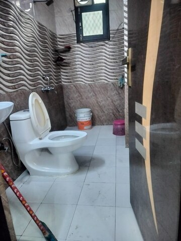 Bathroom in 1 BHK Builder Floor at Freedom Fighters Enclave – for Rent