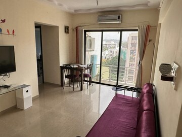 Living Room in 1 BHK Apartment at Blue Mountain Towers, Shashtri Nagar – for Rent