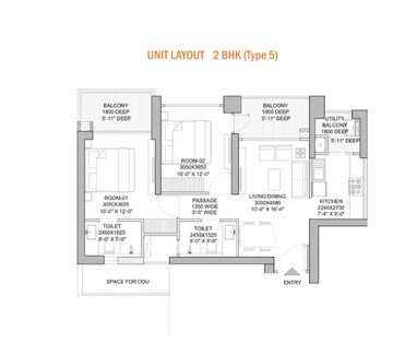Master Plan in 2 BHK Apartment at Godrej Zenith, Sector 89 – for Sale