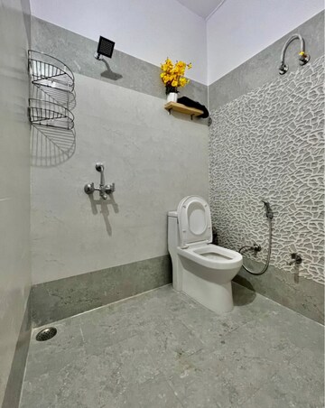 Bathroom in 2 BHK Builder Floor at Nanda Ki Chowki – for Rent