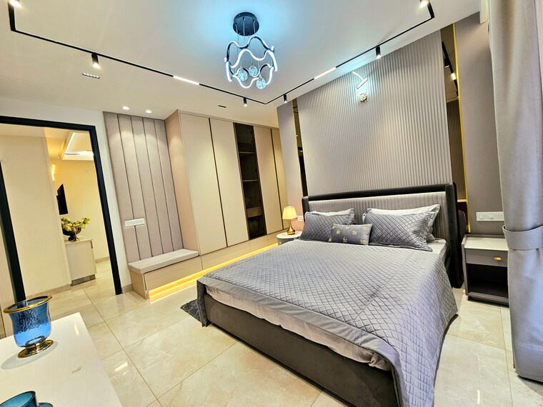 Bedroom, peer mucchalla 3 Bedroom 1800 Sq.Ft. Apartment In Peer Mucchalla Zirakpur 8454579