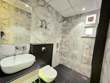 Bathroom in 3 BHK Apartment at Peer Mucchalla – for Sale