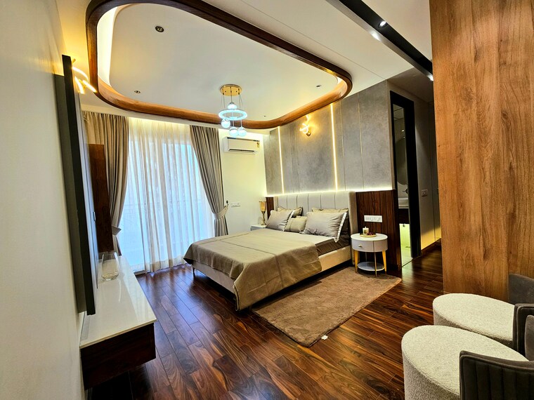 Bedroom, peer mucchalla 3 Bedroom 1800 Sq.Ft. Apartment In Peer Mucchalla Zirakpur 8454579