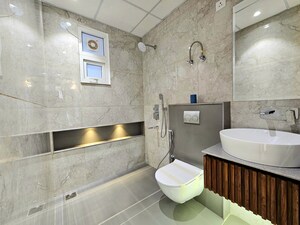 Bathroom in 3 BHK Apartment at Peer Mucchalla – for Sale