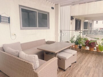 Balcony in 3 BHK Apartment at Sri Krishna Krishe Valley, Banjara Hills – for Rent