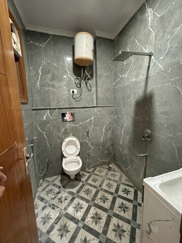 Bathroom in 3 BHK Builder Floor at Chattarpur – for Sale