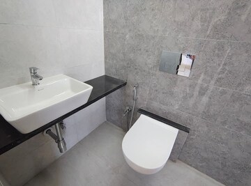 Bathroom in 2 BHK Apartment at Omkar Signet, Malad East – for Rent