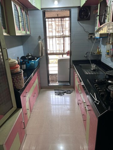 Kitchen in 3 BHK Apartment at Atul Blue Meadows, Andheri East – for Rent