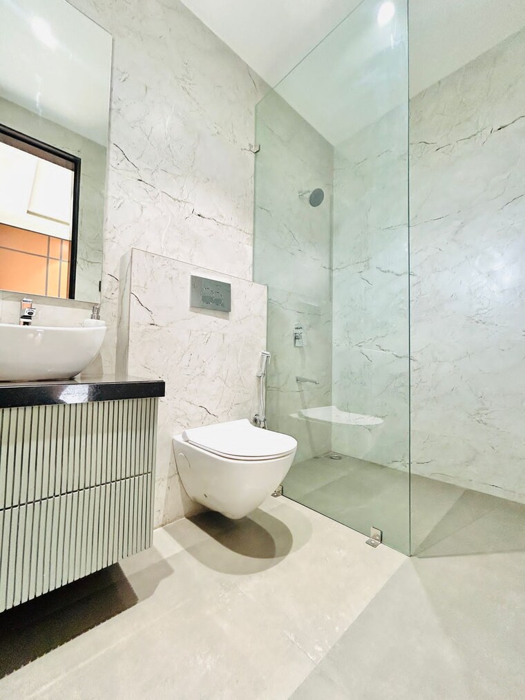 Bathroom, merlin-ventana 3 Bedroom 1158 Sq.Ft. Apartment In Baner Pune 8454707