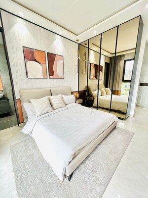 Bedroom in 4 BHK Apartment at Merlin Ventana, Baner – for Sale