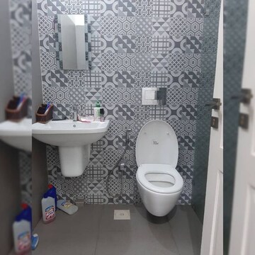 Bathroom in 3 BHK Apartment at Malad West – for Rent