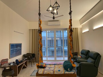 Living Room in 3 BHK Apartment at Adani Samsara, Sector 60 – for Rent