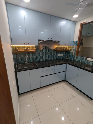 Kitchen in 3 BHK Apartment at Brigade Citadel, Moti Nagar – for Rent