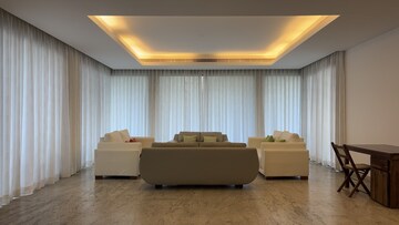 Living Room in 4 BHK Villa at Prestige Golfshire, Nandi Hills – for Rent