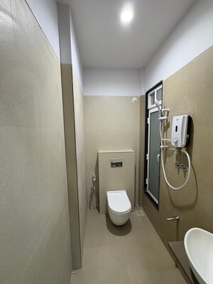 Bathroom in 1 BHK Apartment at Fenklin Belleza, Ghodbunder Road – for Sale