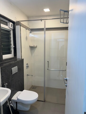 Bathroom in 2 BHK Apartment at Rustomjee Urbania Azziano, Majiwada – for Rent