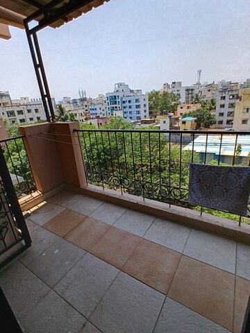 Balcony in 3 BHK Apartment at Bramha Avenue, Kondhwa – for Rent