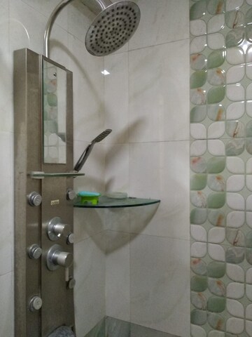Bathroom in 3 BHK Apartment at Shrishti Synchronicity, Chandivali – for Rent