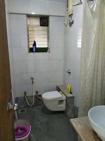 Bathroom in 3 BHK Apartment at Shrishti Synchronicity, Chandivali – for Rent