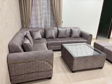 Living Room in 3 BHK Apartment at Maya Green Lotus Utsav, International Airport Road – for Rent