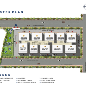 Staircase in 2 BHK Apartment at CSK Skyscape, Shamshabad – for Sale