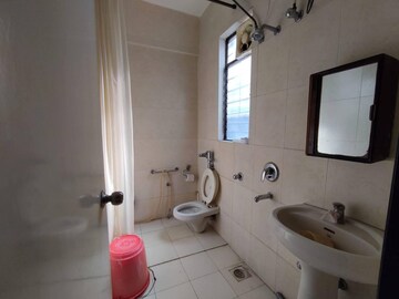 Bathroom in 2 BHK Apartment at Goel Ganga Satellite, Wanowrie – for Rent