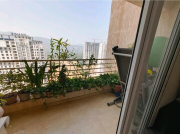 Balcony in 3 BHK Apartment at Puranik Rumah Bali, Ghodbunder Road – for Rent