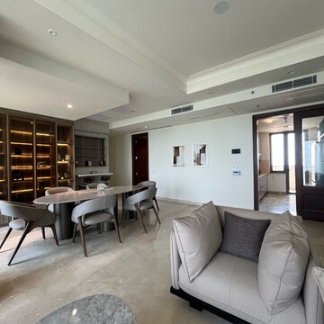 Living Room in 3 BHK Apartment at Chattarpur – for Sale